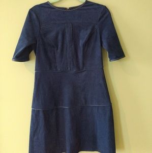 Guess Small 'Sallie' Faux-Suede Shift Dress.